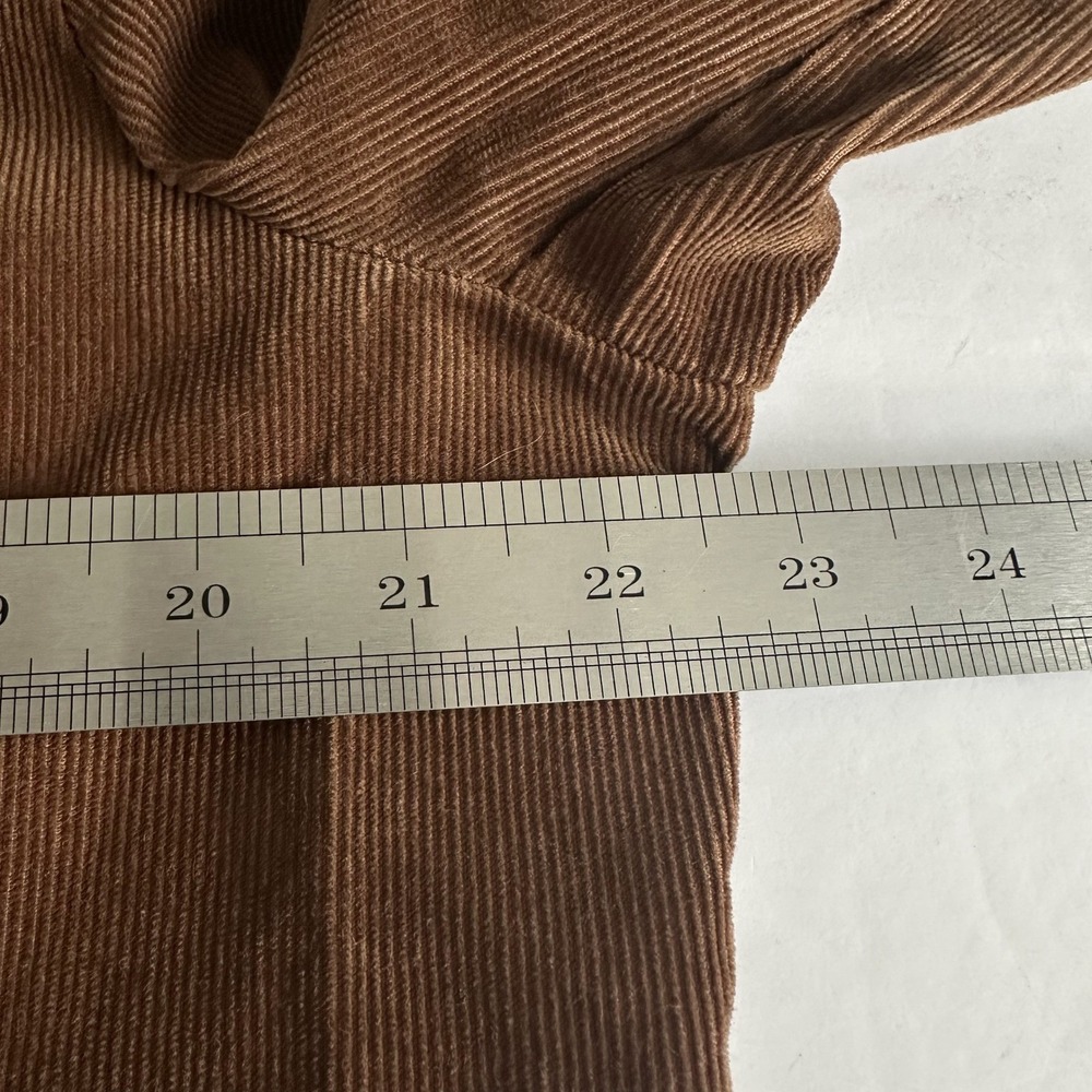 Jones NY Signature Brown Corduroy Barn Jacket Womens XL Utility Safari Western - Picture 7 of 11